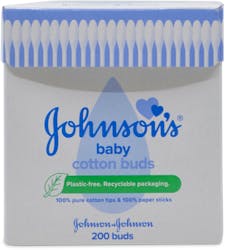 Johnson's Baby Cotton Buds 200 Paper Sticks