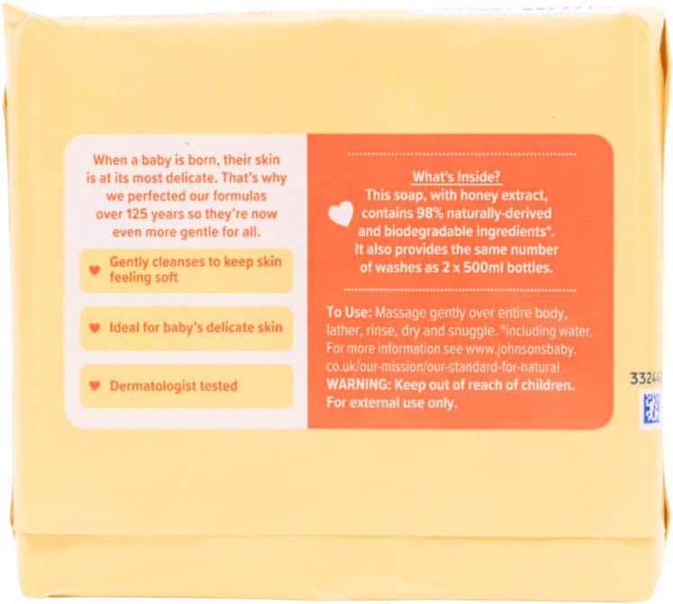 Johnsons Baby Honey Soap 2x90g - 2