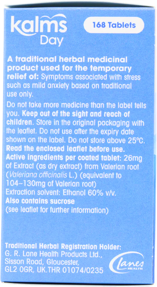 Kalms Day 168 Tablets - 3