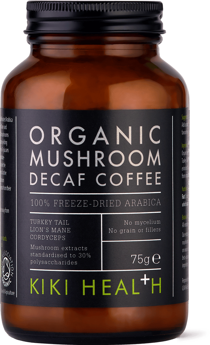 KIKI Health Organic Decaffeinated Mushroom Extract Coffee Powder 75g