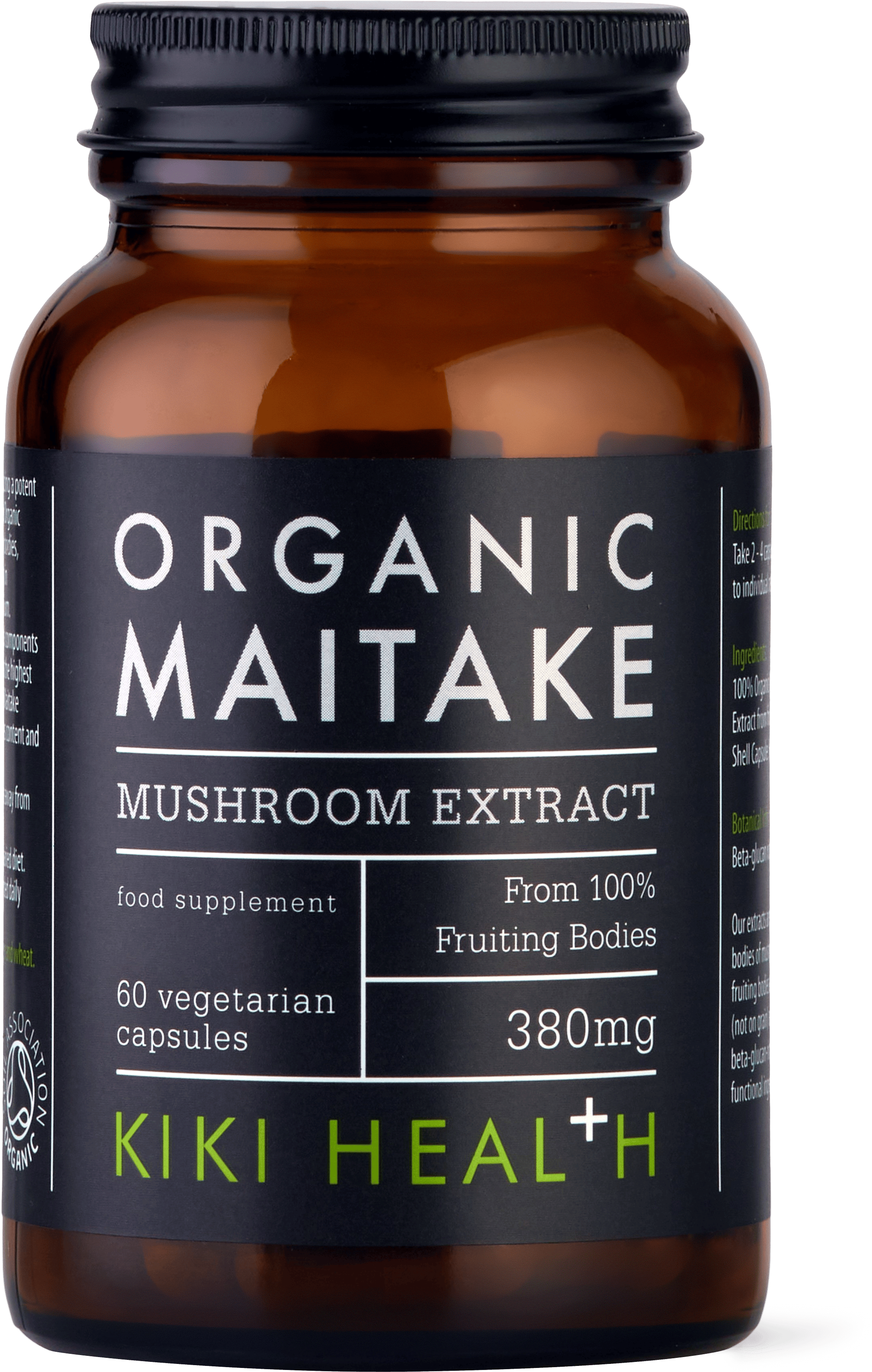 KIKI Health Organic Maitake Extract Mushroom 60 Capsules