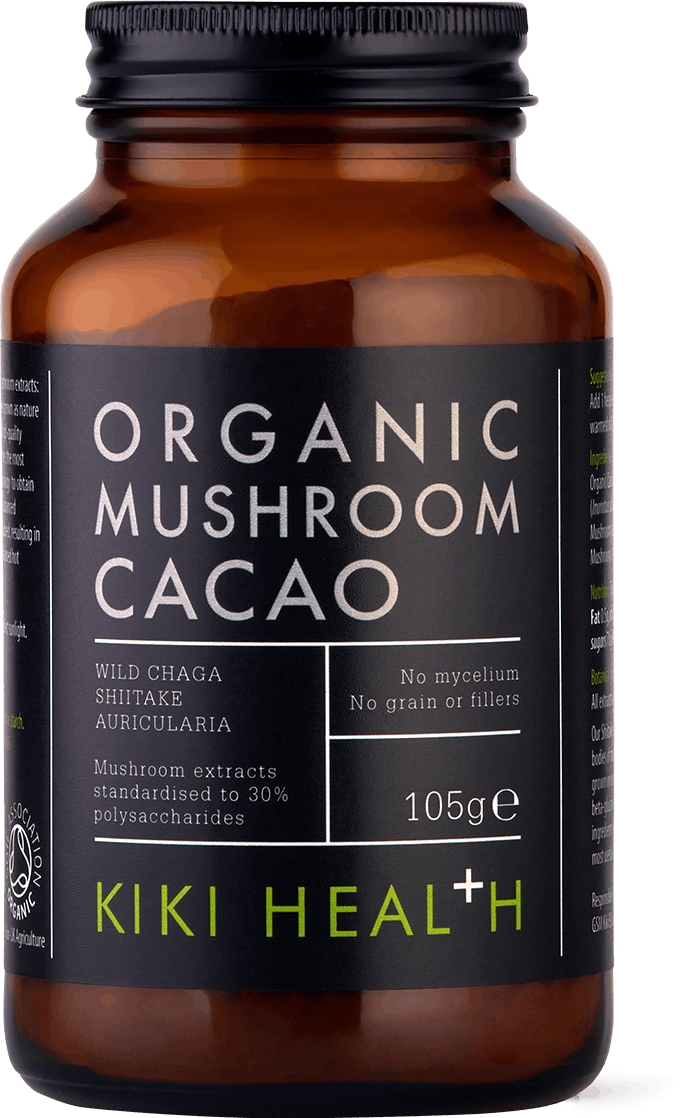 KIKI Health Organic Mushroom Extract Cacao Powder 105g | Medino