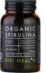 KIKI Health Organic Premium Spirulina 200 Tablets