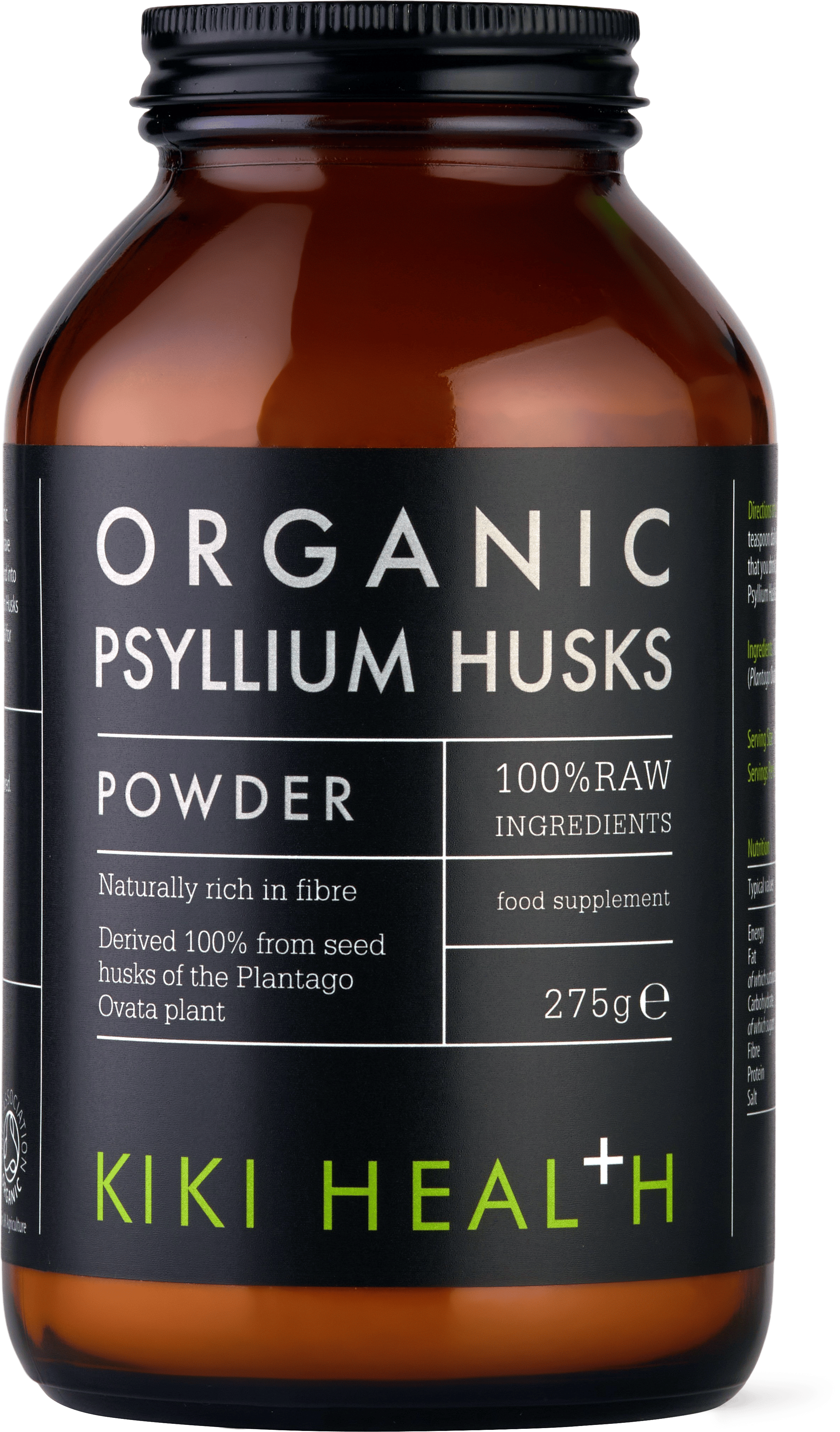 KIKI Health Organic Psyllium Husk Powder 275g