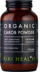 KIKI Health Organic Raw Carob Powder 185g