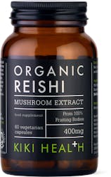 KIKI Health Organic Reishi Extract Mushroom 60 Capsules