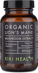 KIKI Health Organic Lion's Mane Extract Mushroom 60 Capsules