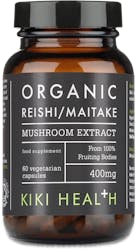KIKI Health Organic Maitake & Reishi Extract Blend 60 Vegicaps