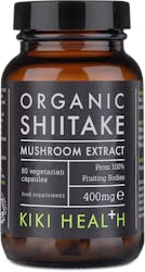 KIKI Health Organic Shiitake Extract Mushroom 60 Capsules