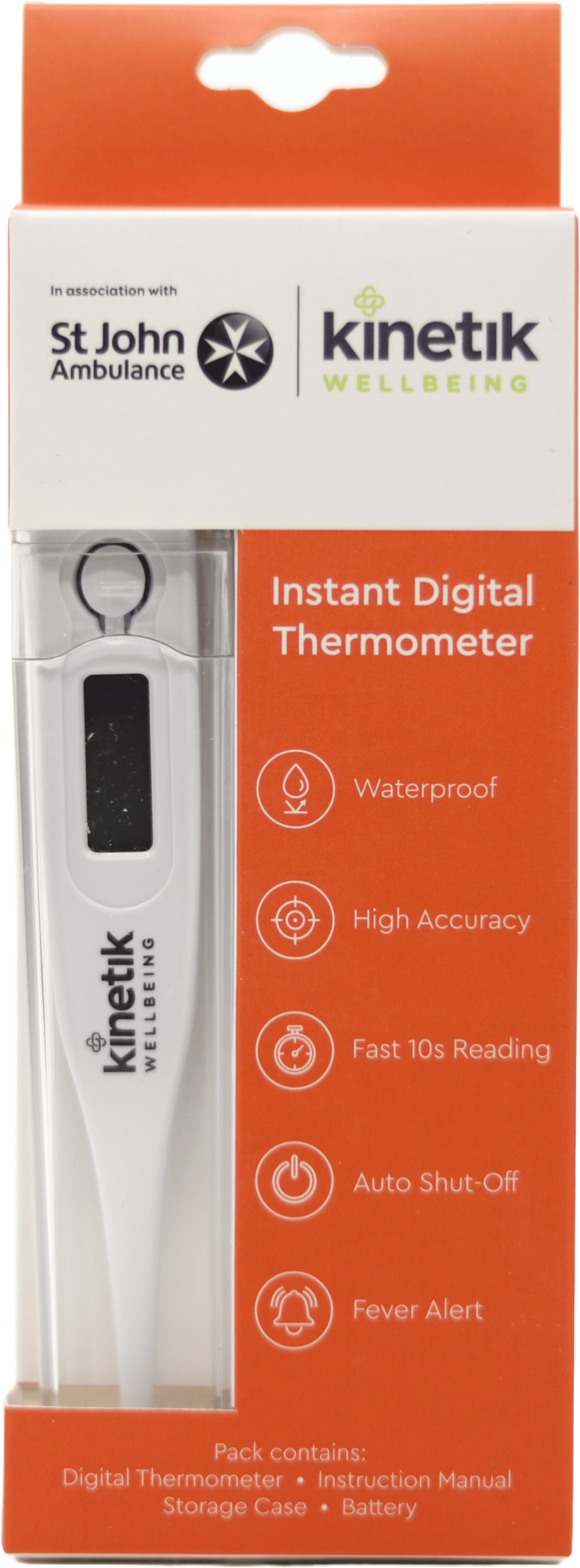 Kinetik Wellbeing Instant Digital Thermometer