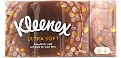 Kleenex Ultra Soft Pocket Tissues 8 Pack