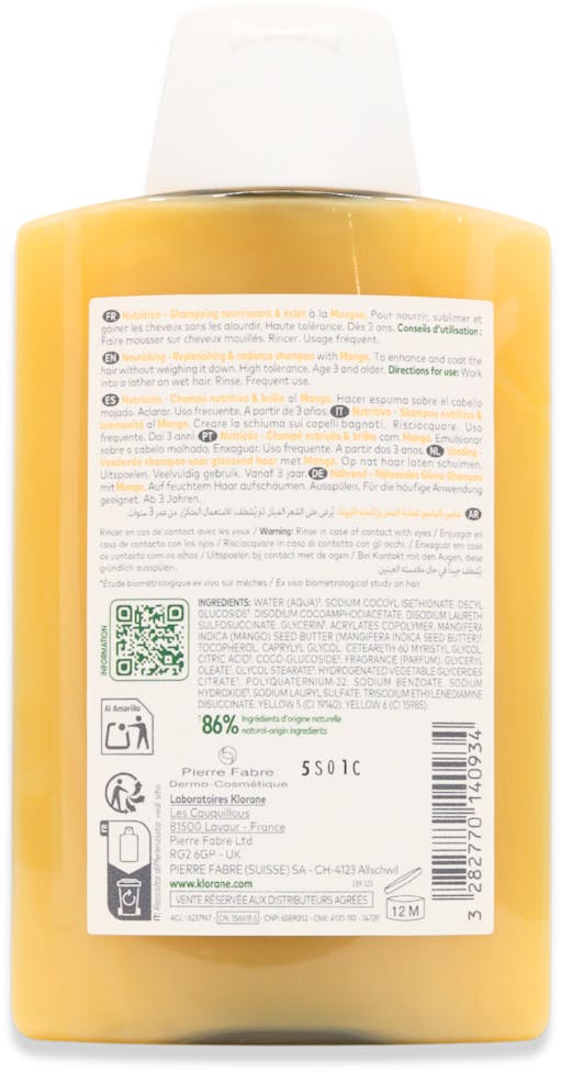Klorane Mango Shampoo 200ml - 2