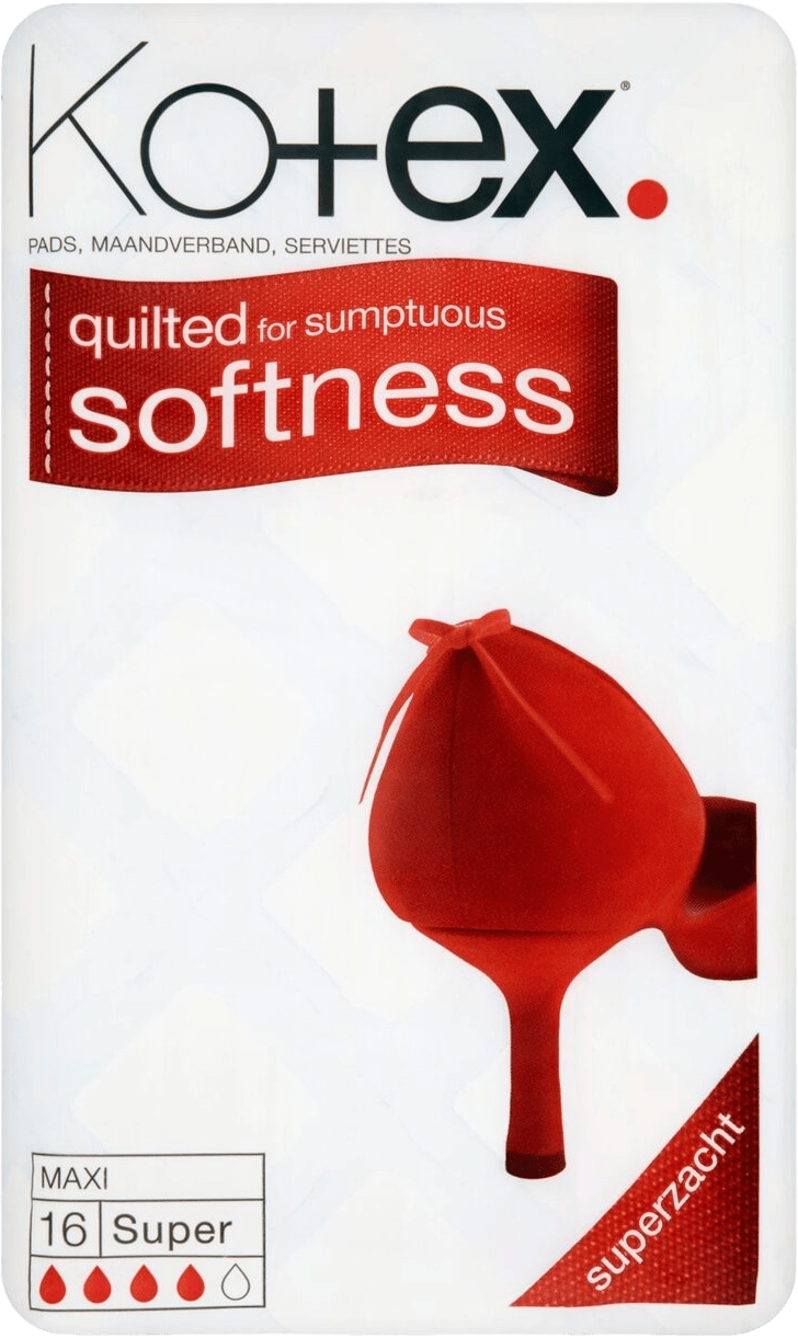 Kotex Maxi Super 16 Pads