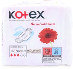 Kotex Ultra Thin Normal With Wings 14 pack