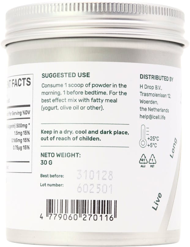 L-Cell Apigenin Powder 30g - 3