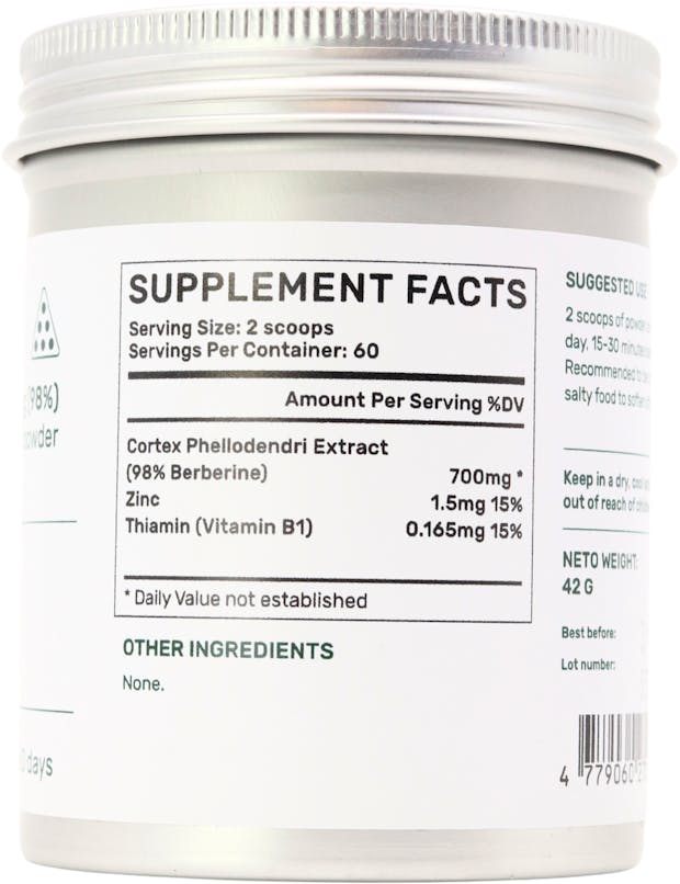 L-Cell Berberine Powder 42g - 2