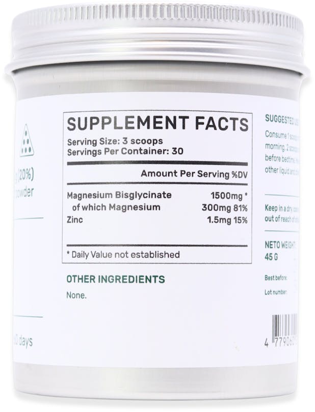 L-Cell Magnesium Bisglycinate Powder 45g - 2