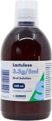 Lactulose 3.3g/5ml Oral Solution 500ml