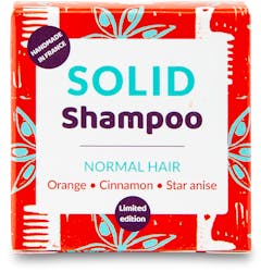 Lamazuna Solid Shampoo-Normal Hair with Orange, Cinnamon & Star Anise 55g