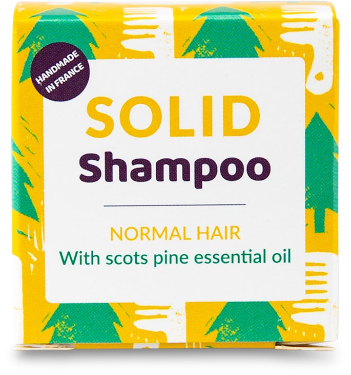 Lamazuna Solid Shampoo-Normal Hair with Scotch Pine 55g