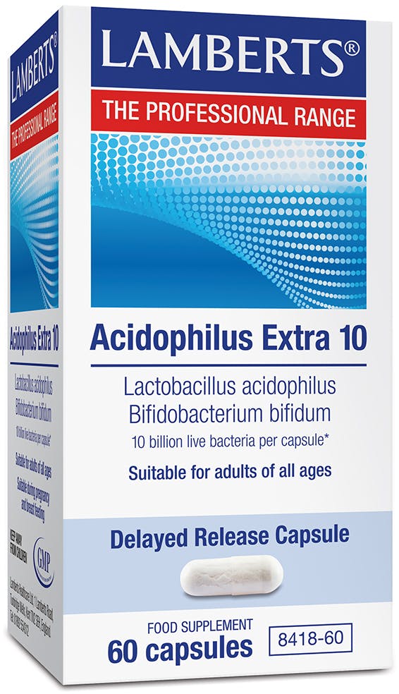 Lamberts Acidophilus Extra 10 60 Capsules | Medino