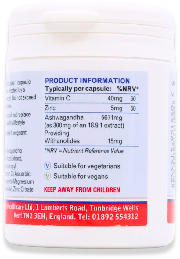 Lamberts Ashwagandha Advance 60 Capsules - 3