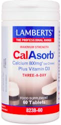 Lamberts Calasorb Calcium 800mg (As Citrate) Plus Vitamin D3 60 Tablets