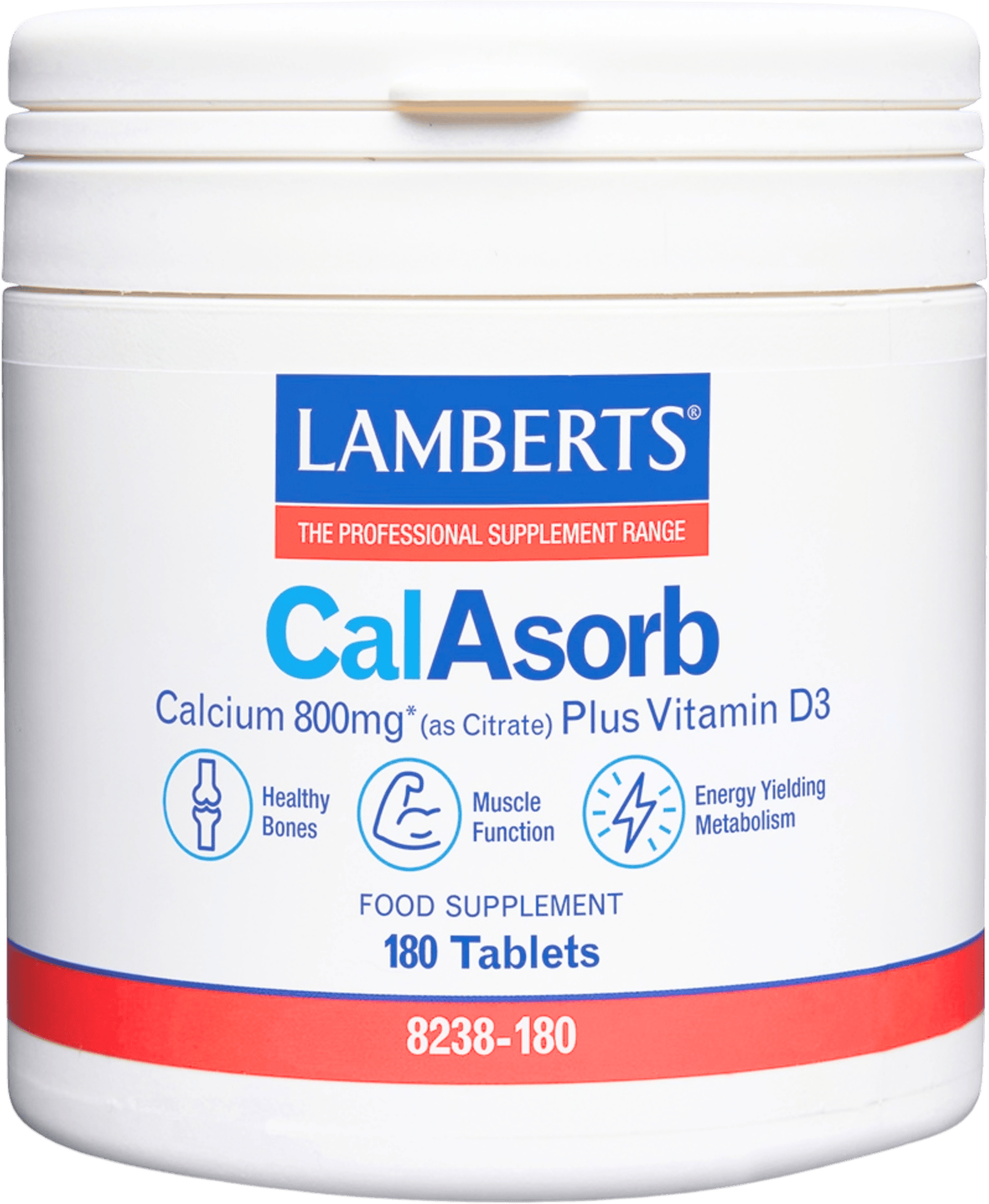 Lamberts Calasorb Calcium 800mg + Vitamin D3 180 Tablets