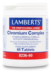 Lamberts Chromium Complex (includes Chromium 200µg) 60 tablets