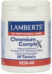 Lamberts Chromium Complex (includes Chromium 200µg) 60 tablets