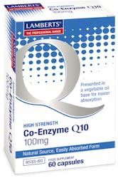 Lamberts Co Enzyme Q 10 100mg 60 Capsules