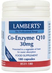 Lamberts Co Enzyme Q 10 30mg 180 Caps