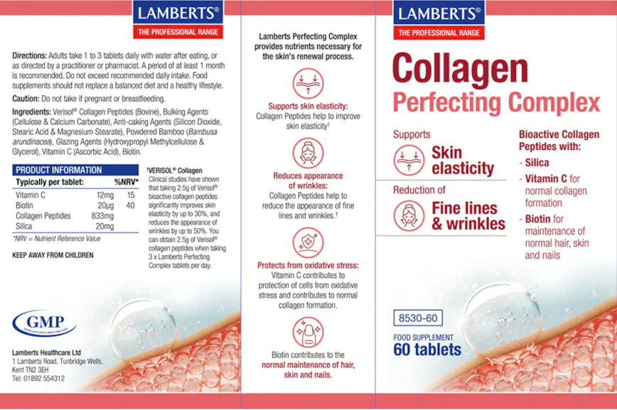 Lamberts Collagen Perfecting Complex 60 Tablets - 2