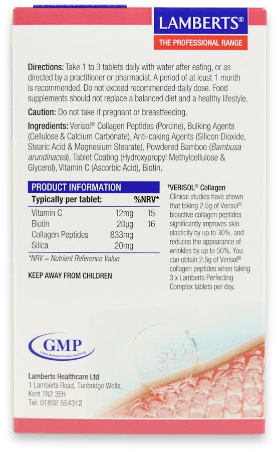 Lamberts Collagen Perfecting Complex 90 Tablets - 2