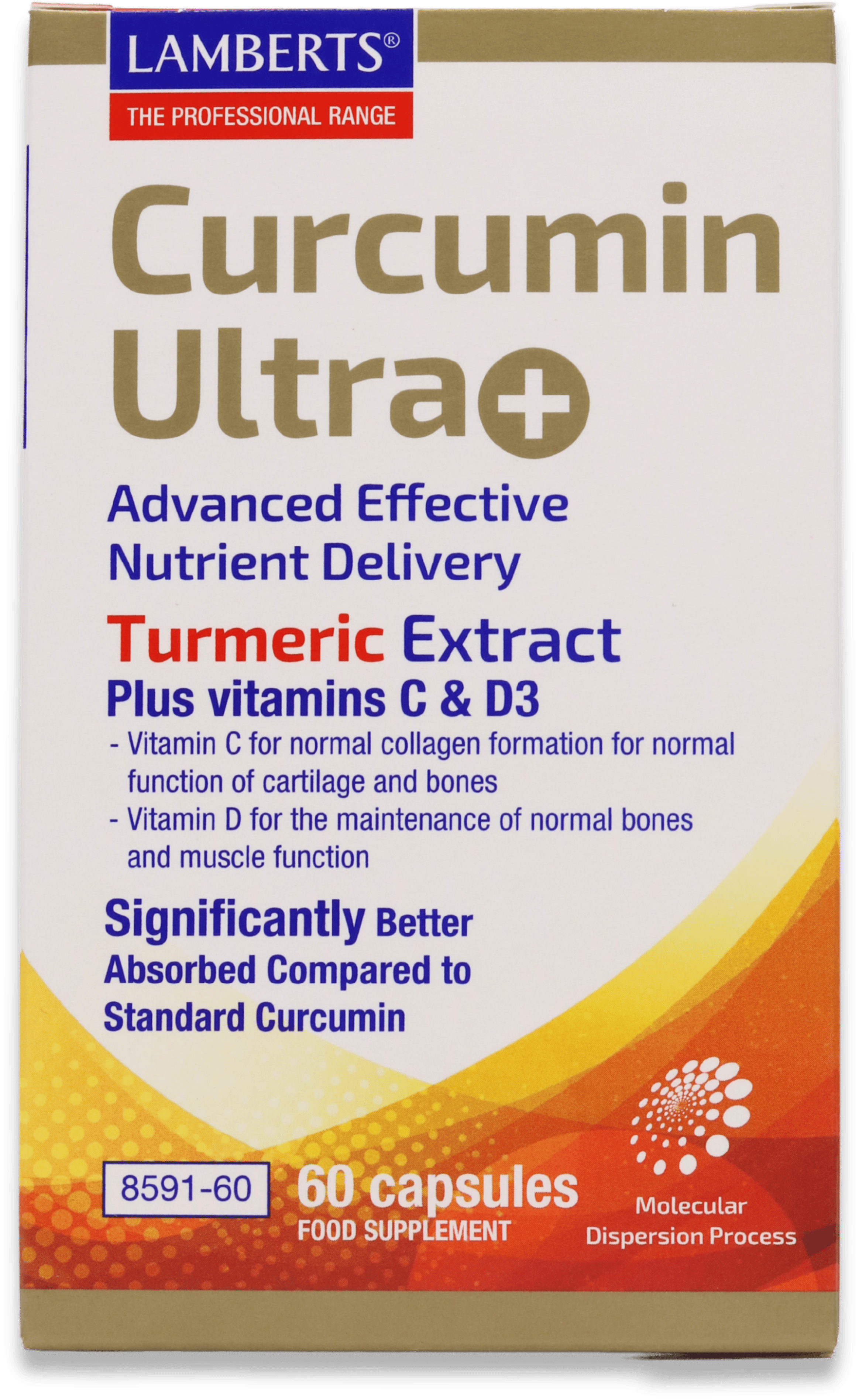 Lamberts Curcumin Ultra+ Turmeric Extract 60 Capsules
