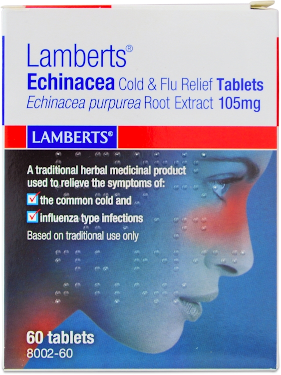 Lamberts Echinacea Cold & Flu Relief 60 Tablets