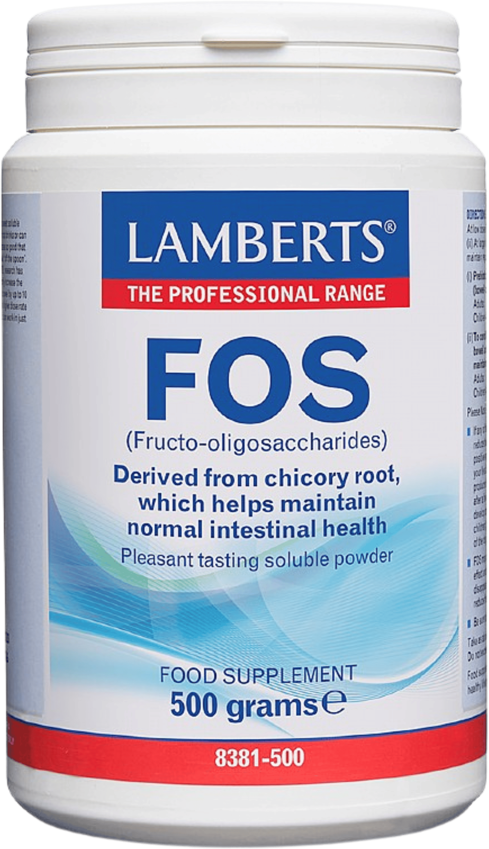 Lamberts Fos (Fructo-Oligosaccharides) 500g Powder