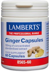 Lamberts Ginger Capsules 60 Caps