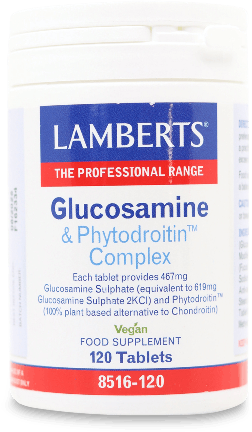 Lamberts Glucosamine & Phytodroitin Complex 120 Tablets | Medino