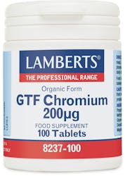 Lamberts GTF Chromium 200µg 100 Tablets