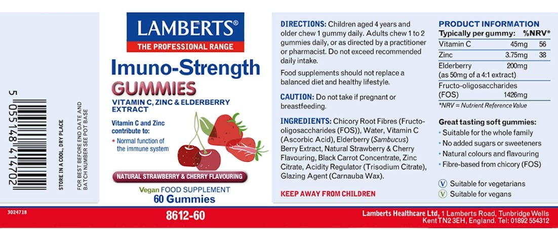 Lamberts Imuno-Strength 60 Gummies - 2