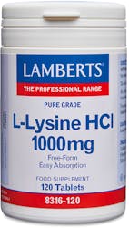 Lamberts L-Lysine 1000mg 120 Tablets