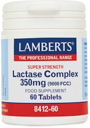 Lamberts Lactase Complex 350mg 60 Tablets