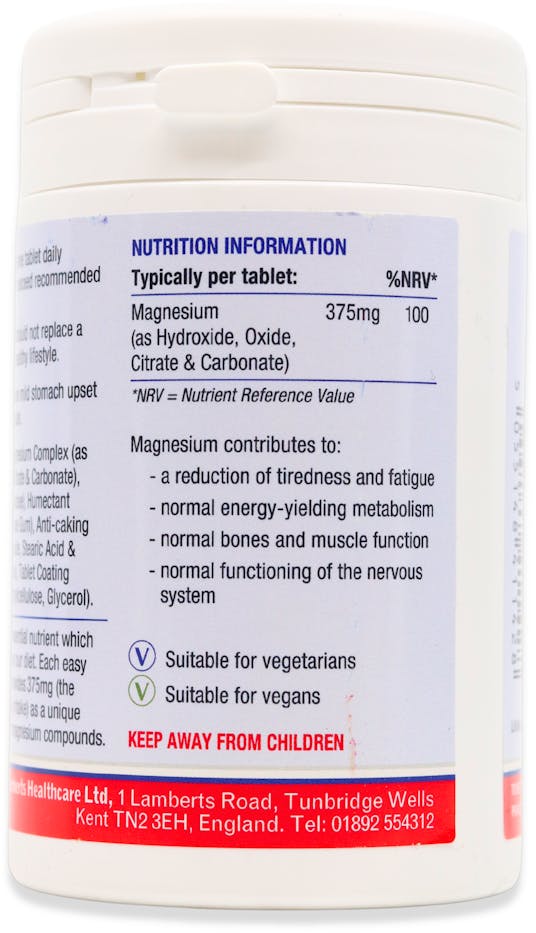 Lamberts Magnesium 375 180 Tablets - 3