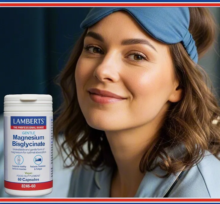 Lamberts Magnesium Bisglycinate 60 Capsules - 6