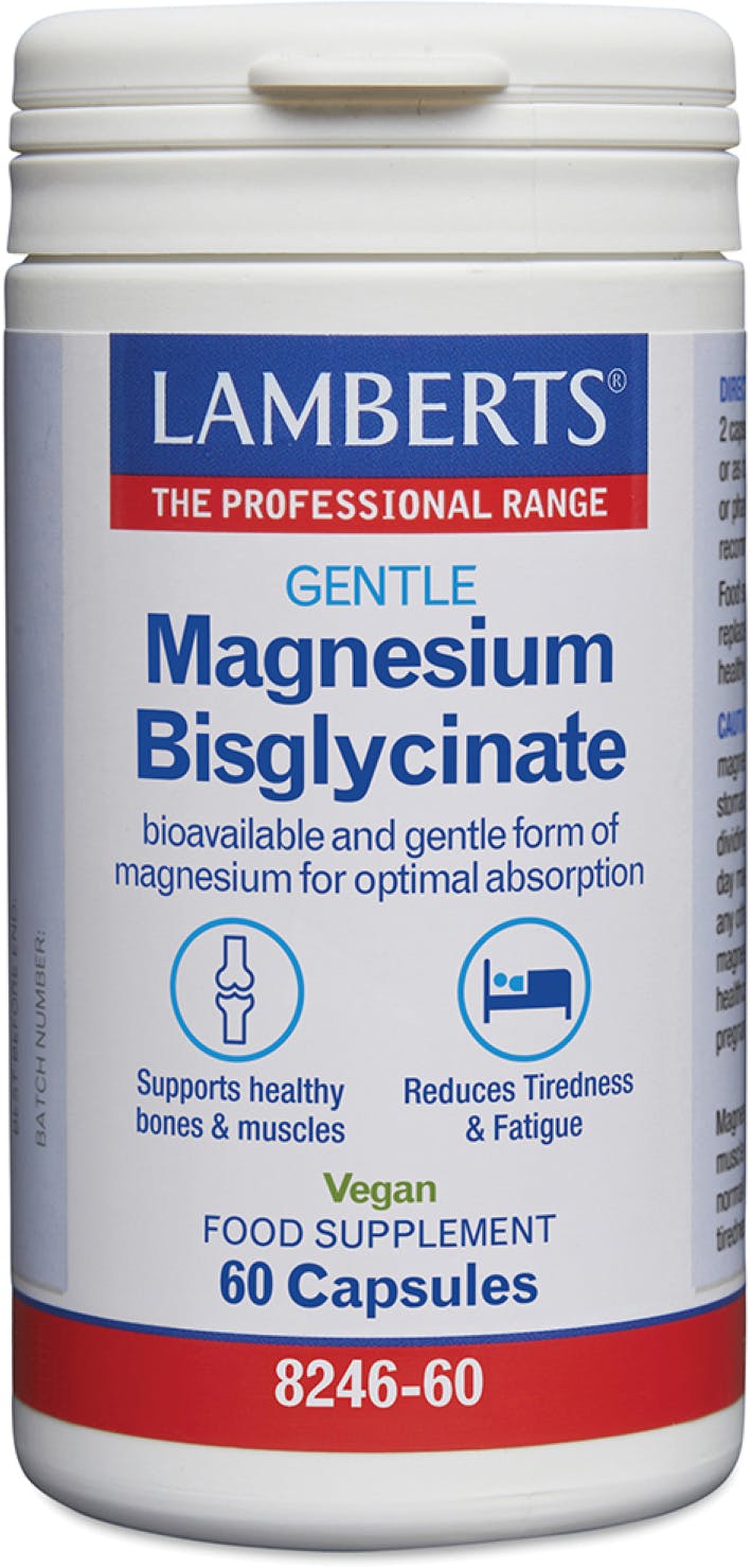 Lamberts Magnesium Bisglycinate 60 Capsules