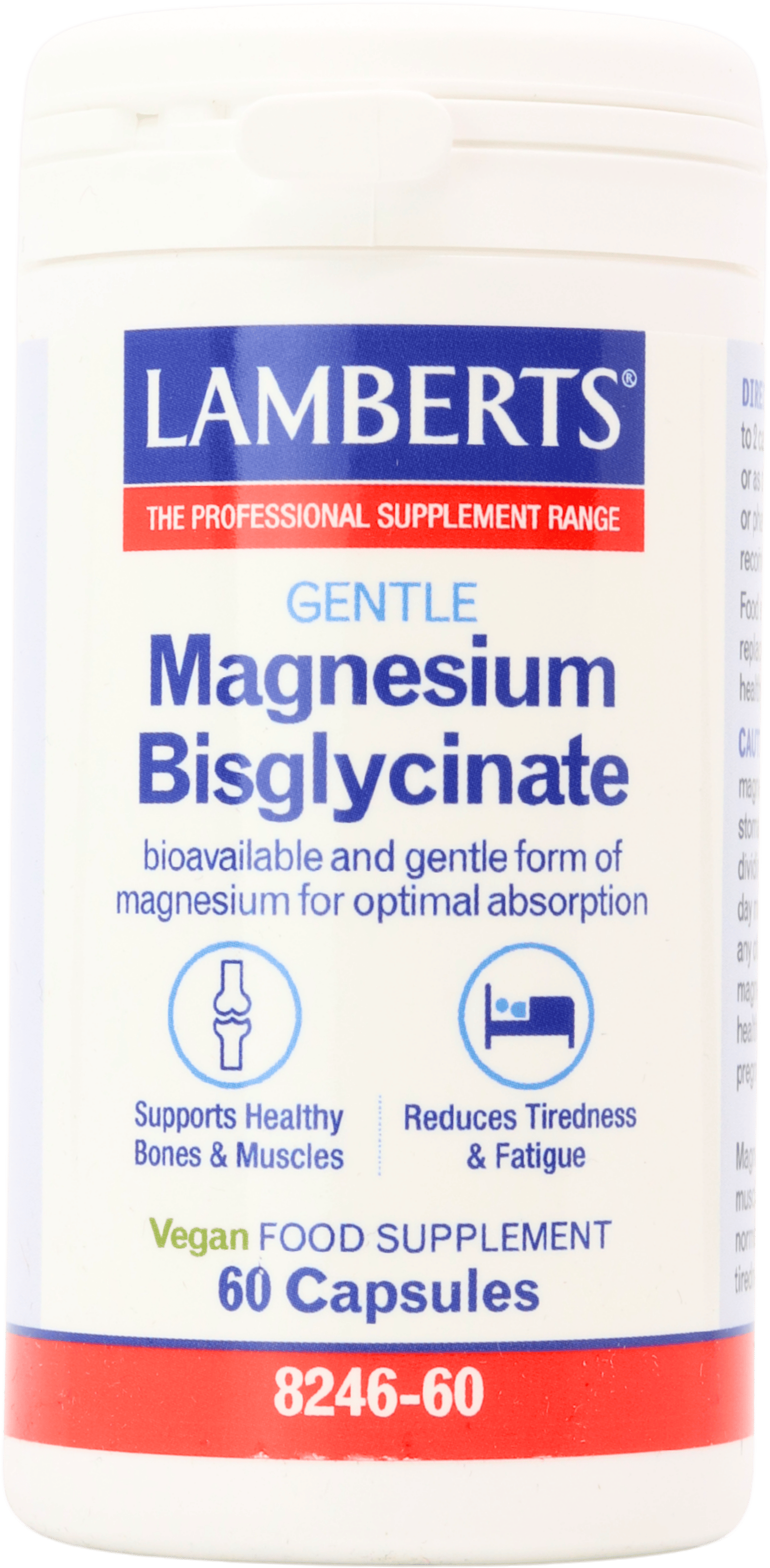Lamberts Magnesium Bisglycinate 60 Capsules