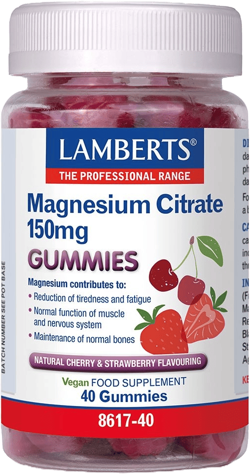 Lamberts Magnesium Citrate 150mg 40 Gummies