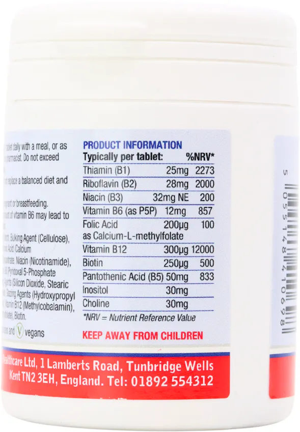 Lamberts Methyl B Complex 60 Tablets - 3