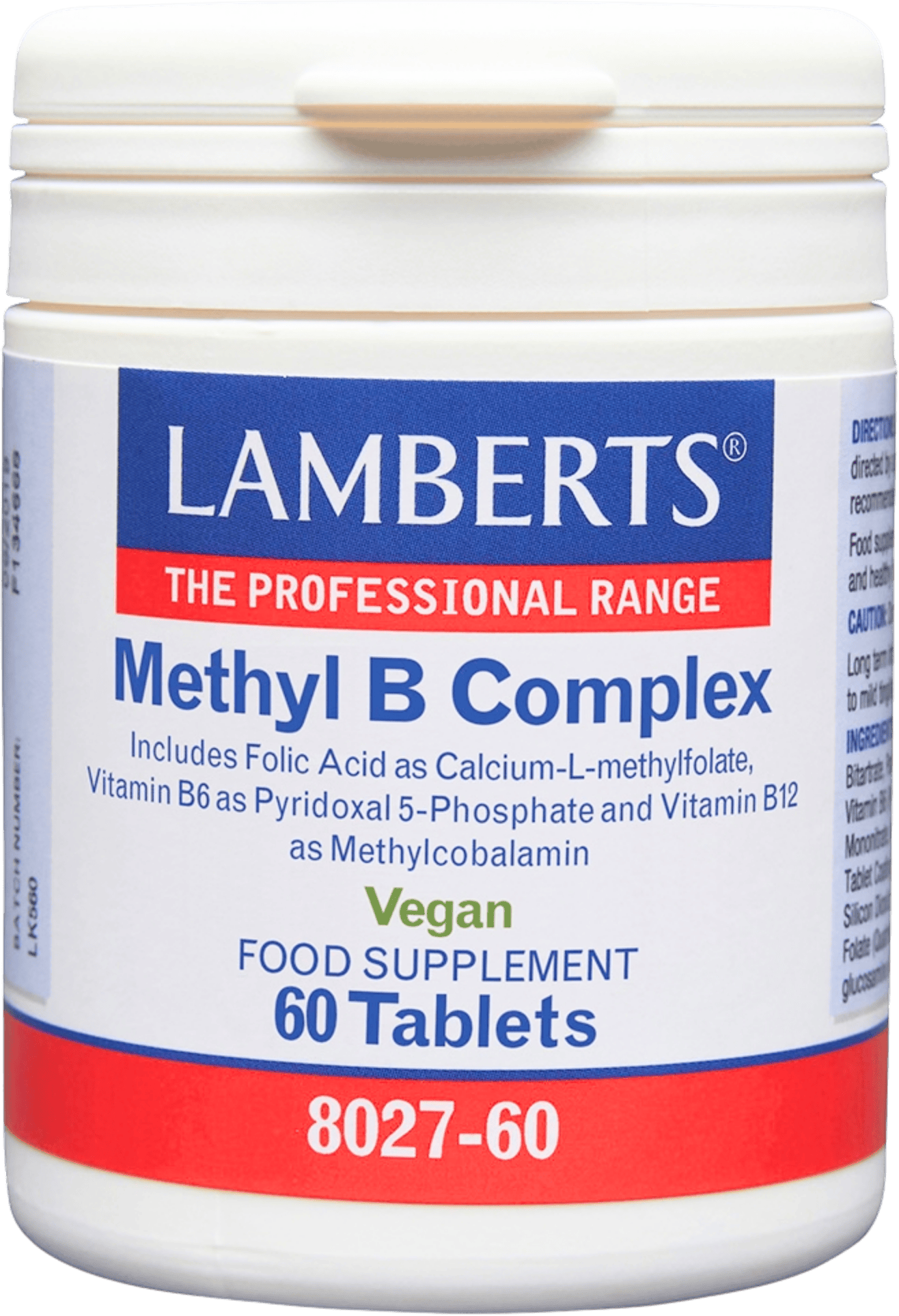 Lamberts Methyl B Complex 60 Tablets
